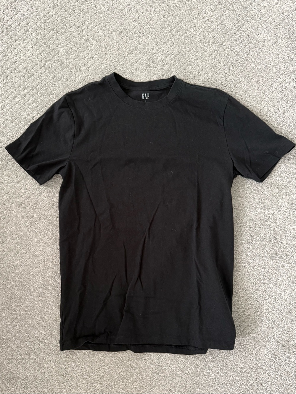 Lot of 5 - GAP Men's Short Sleeve Crew Tee - Everyday Soft - Black